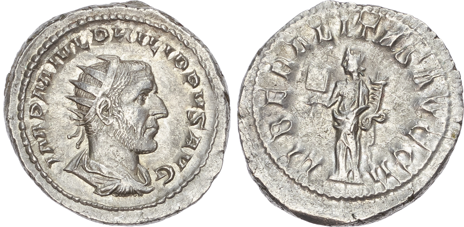 Philip I (AD 244-249) AR Antoninianus, Rome, AD 245, 6.42g.
