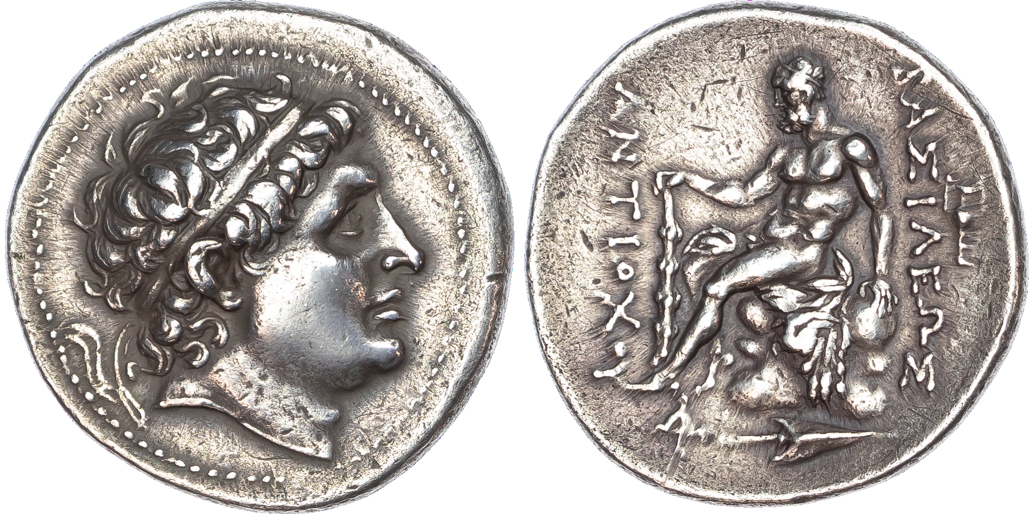 Seleucid Empire, Antiochos II Theos (261‑246 BC) AR Tetradrachm, mint of Myrina, 16.95g.