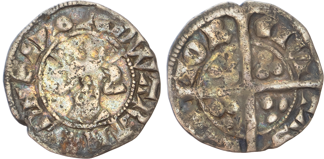 Edward II, (1307-1327), AR Pennies, Canterbury mint, Class 11b.