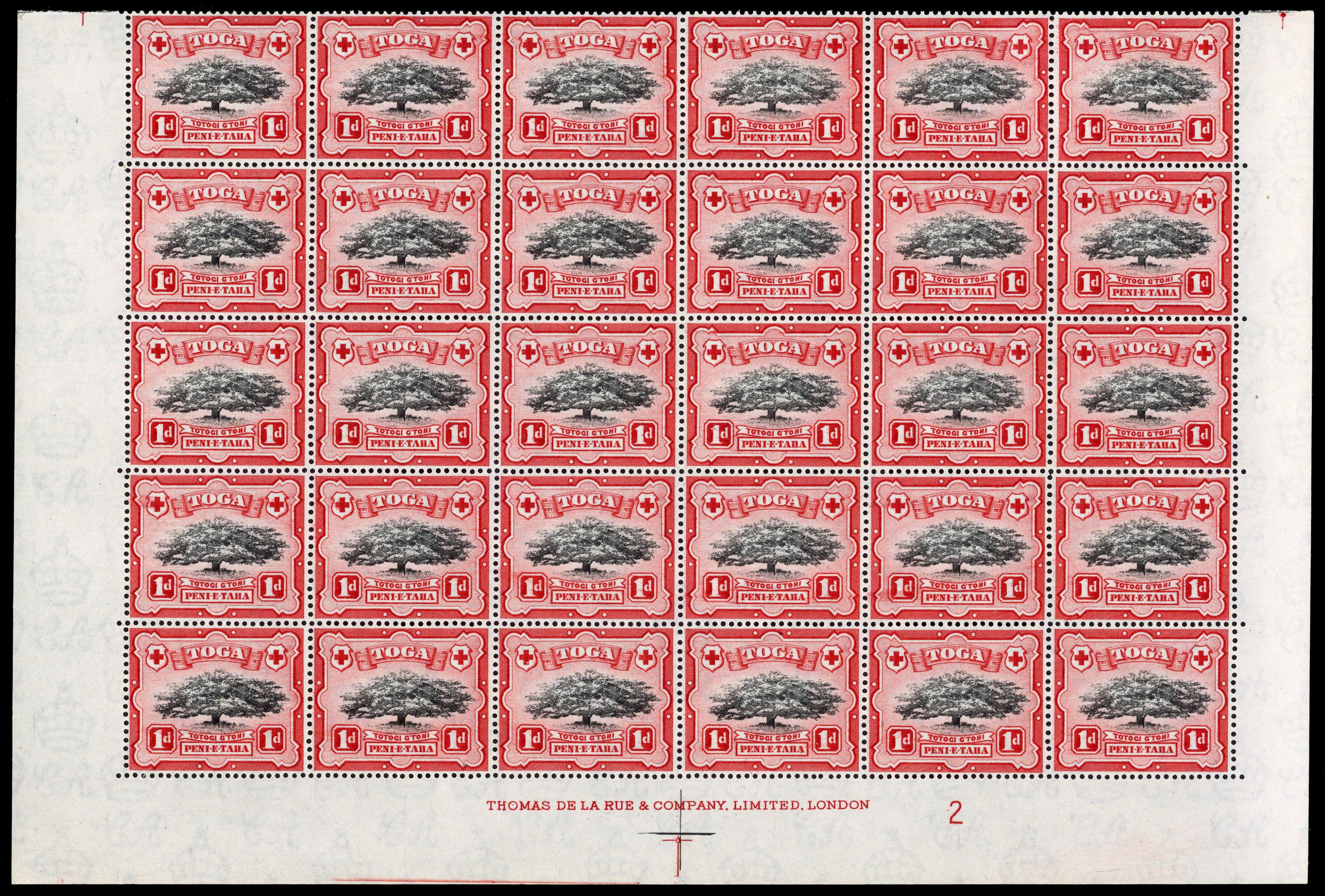Tonga SG 75, a block mint