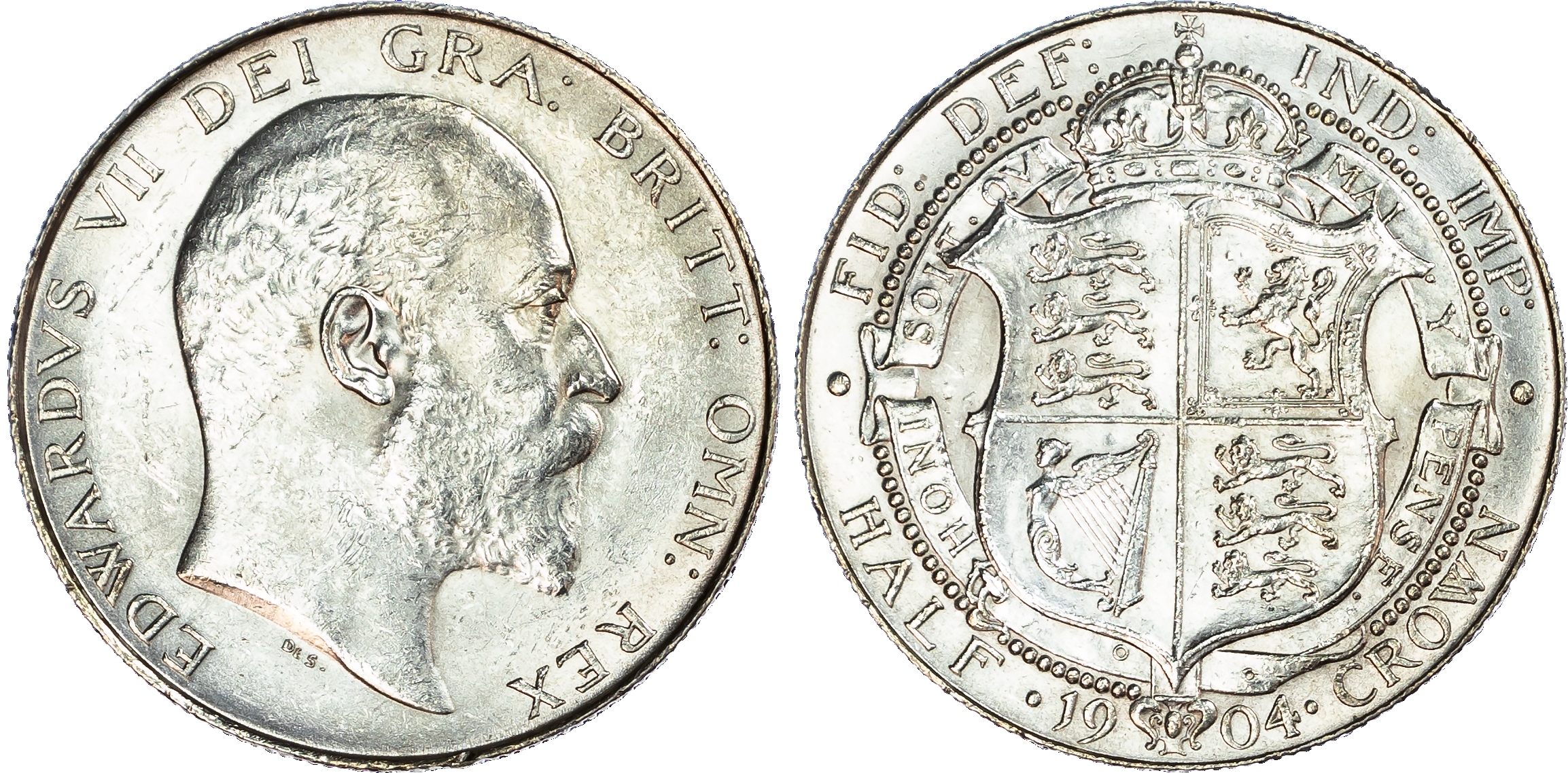 Edward VII (1901-1910), Halfcrown, 1904