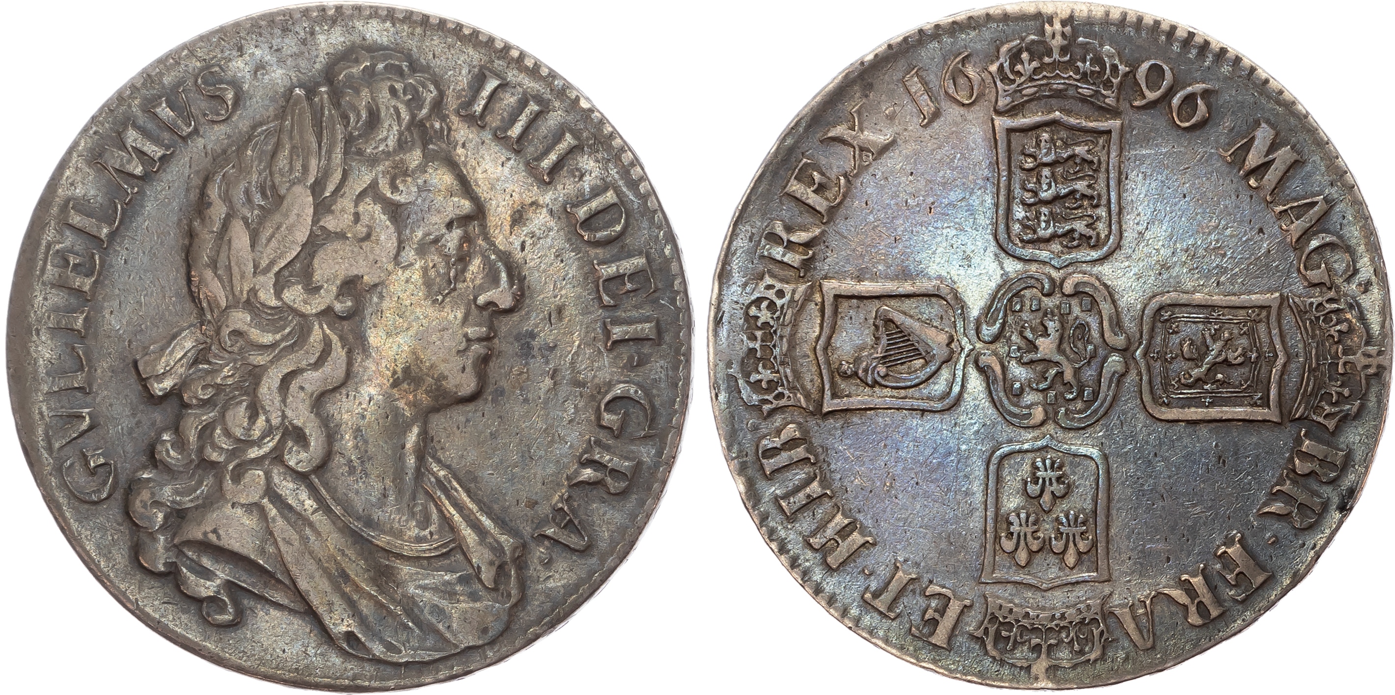 William III (1694-1702), Crown, 1696 OCTAVO