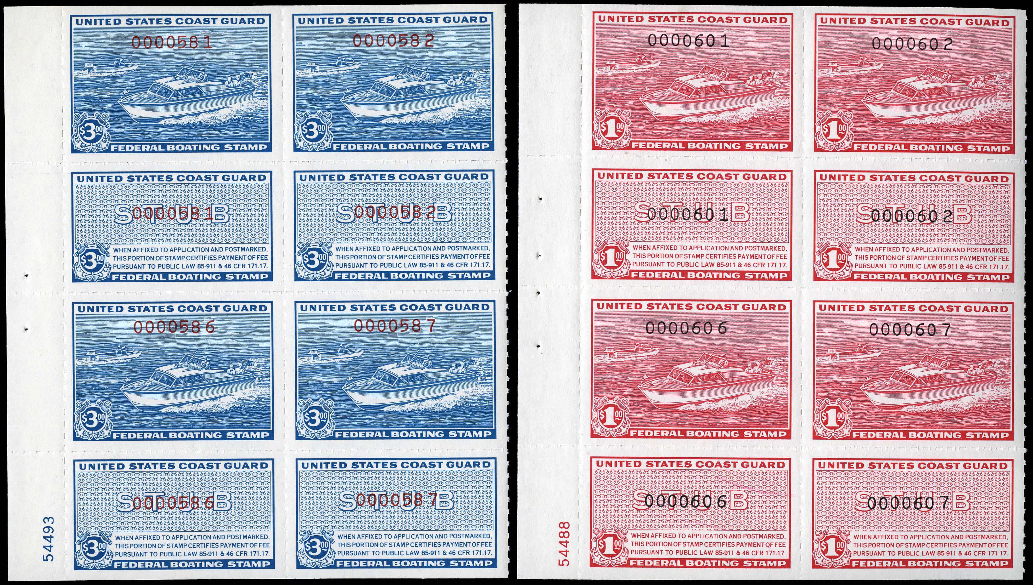 Revenues: 1960 Federal Boating Stamps,...