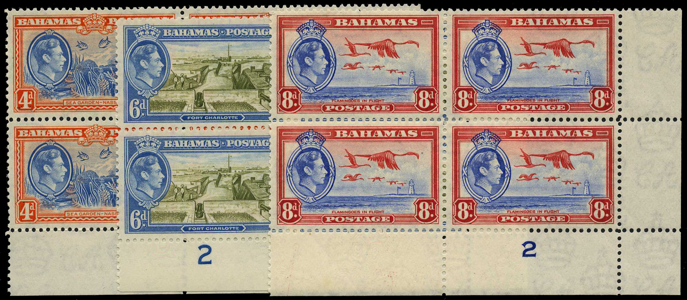 1938 Pictorial set of three, unmounted o.g....
