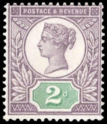 GB 1899 Jubilee 2d colour trial