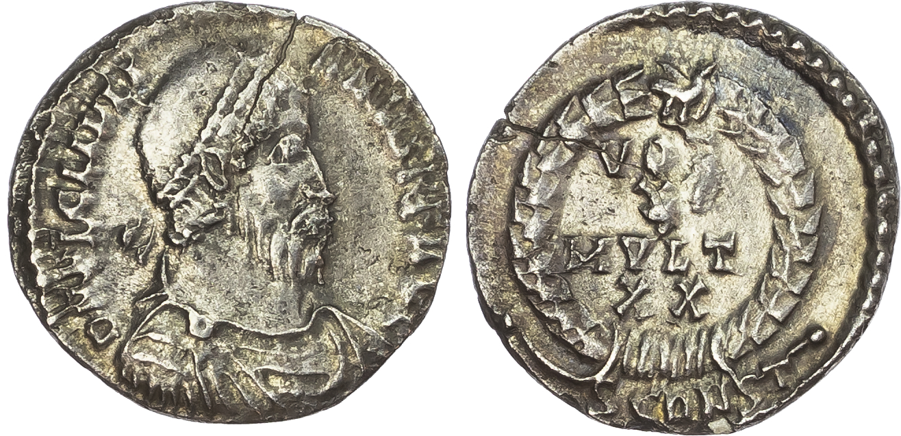 Julian II (AD 360-363) AR Siliqua, Arles, 2nd Offi cina, 1.83g.