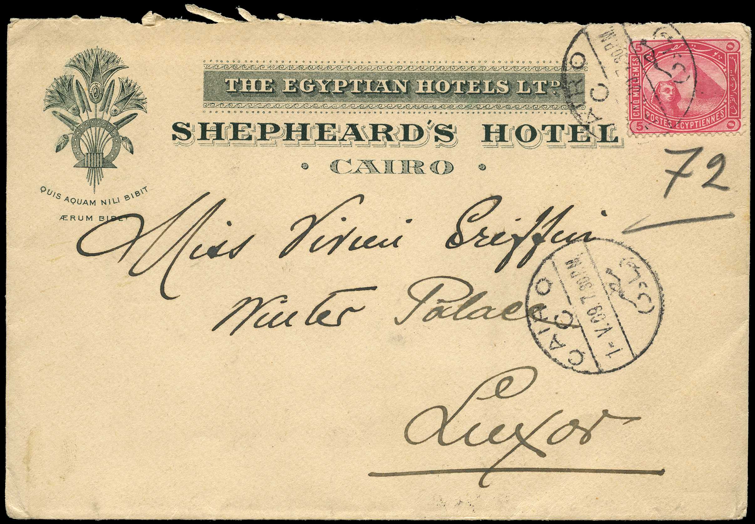 1909 illustrated advertising envelope...