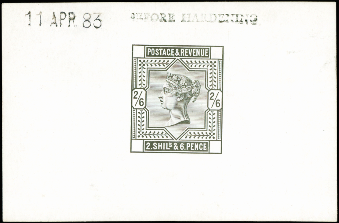 GB SG175var 1883 2s6d Die proof.