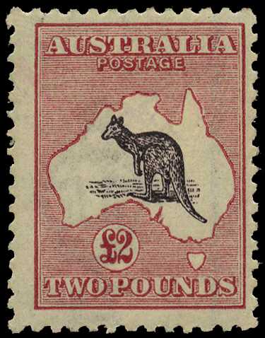 Third Watermark: 1915-27 £2 purple-black...