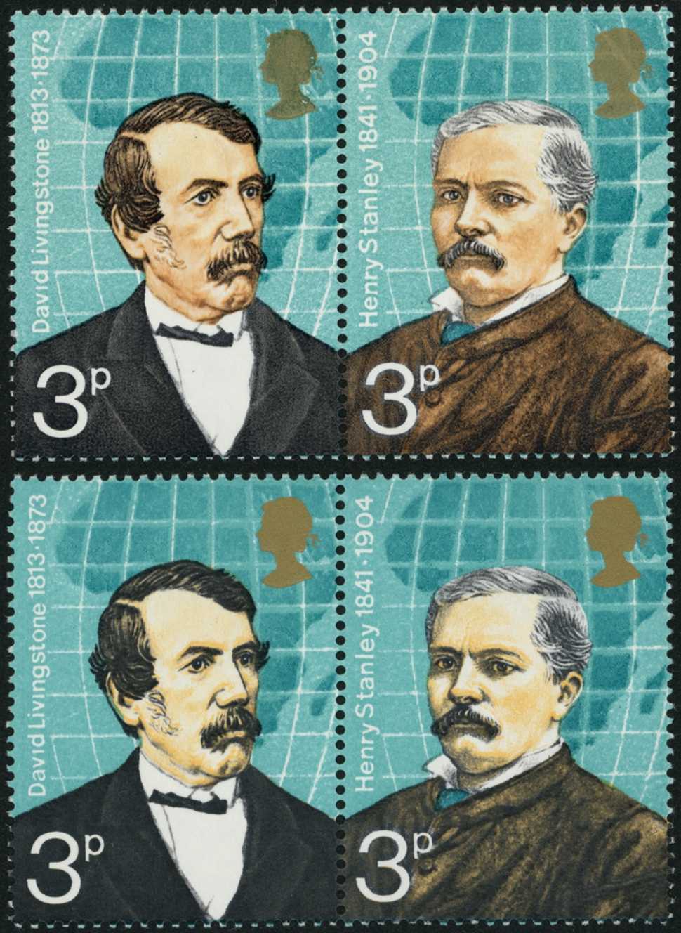 1973 British Explorers 3p ''David Livingstone...