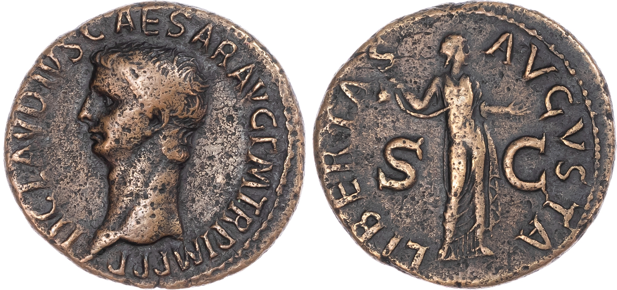 Claudius (AD 41-54) AE As, Rome, c. AD 50-54, 11.48g. 