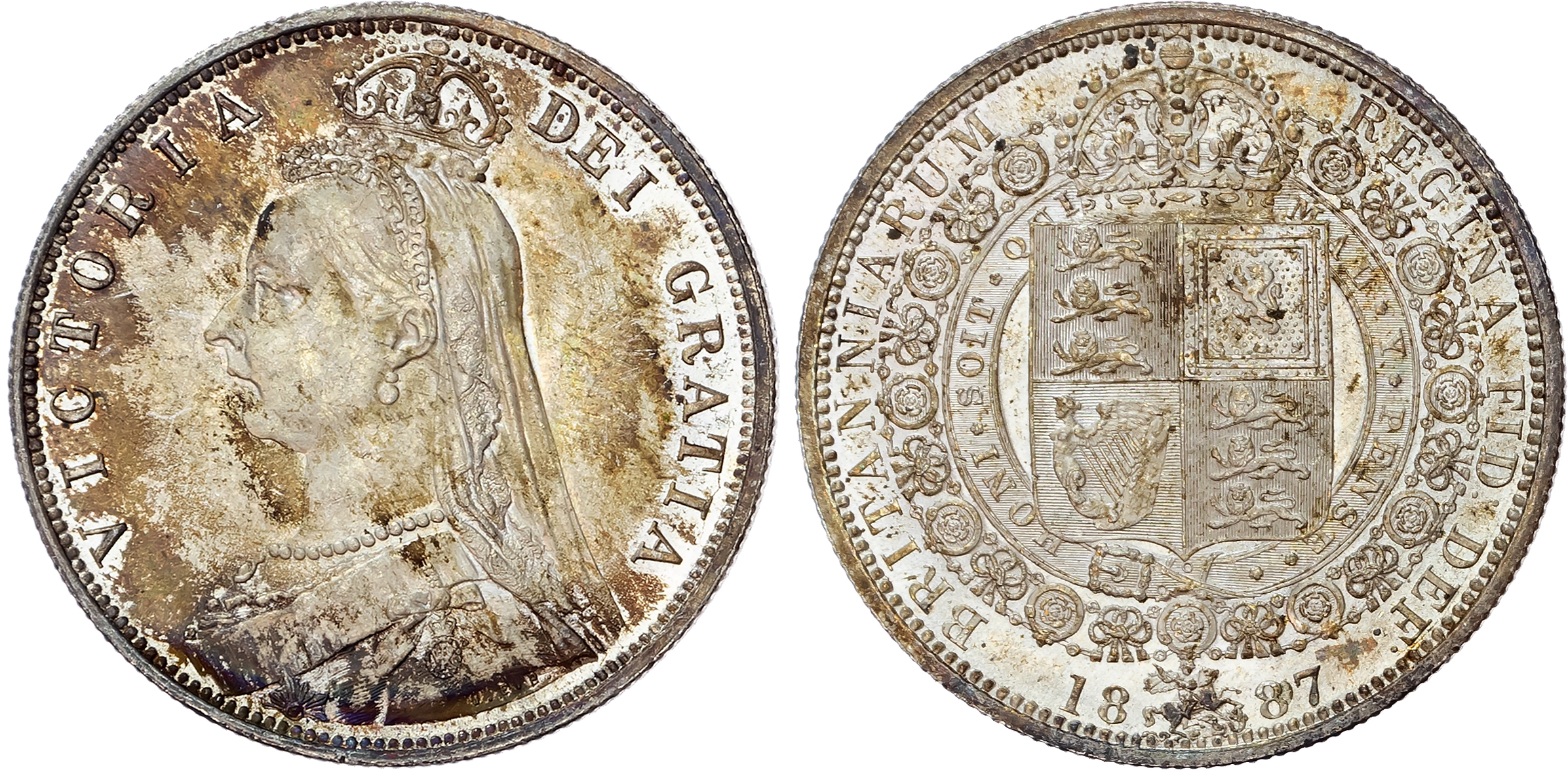 Victoria (1837-1901) Halfcrown, 1887.