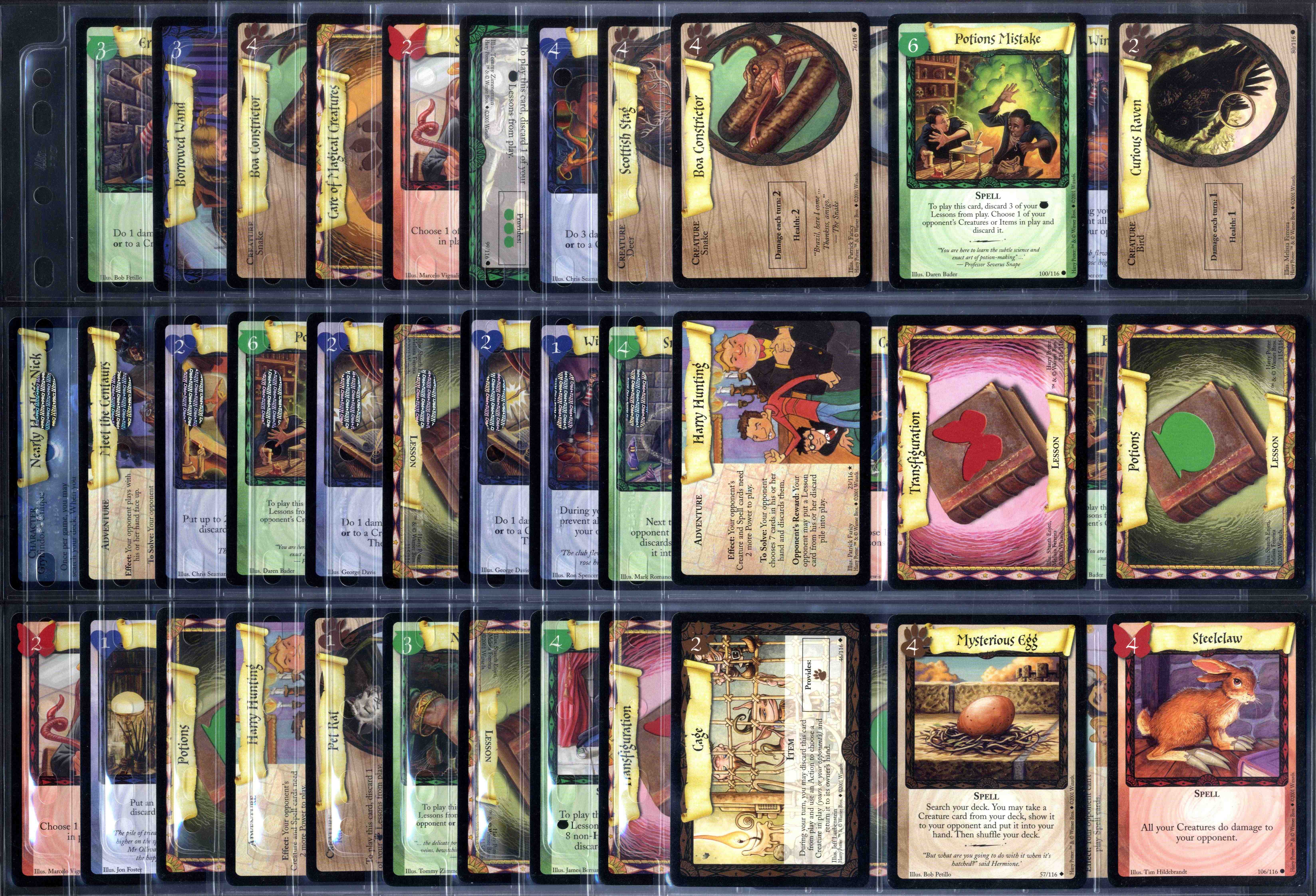 Harry Potter CCG Collection - 63 cards