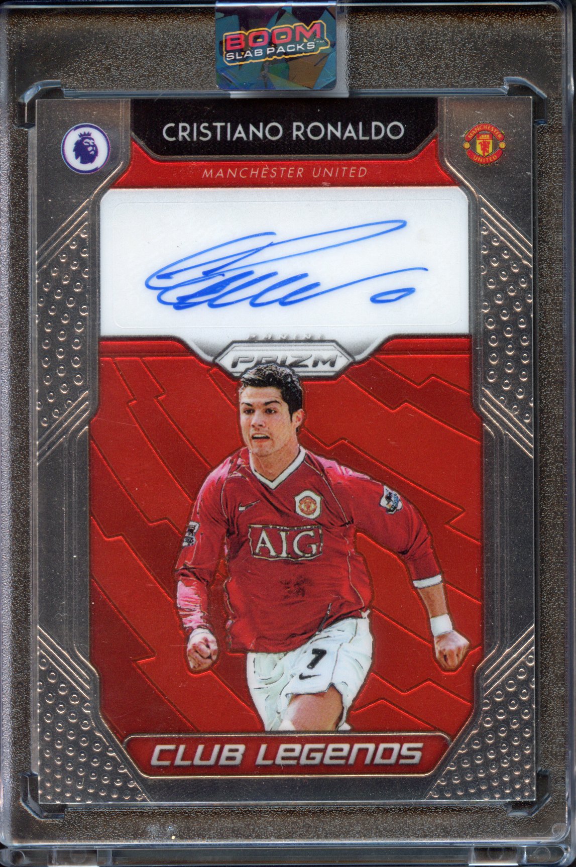 <p>2019-2020 Panini Prizm Cristiano Ronaldo Base Auto</p>