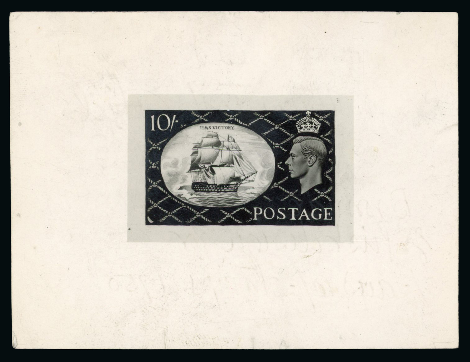 1951 10s Festival bromide photographic proof