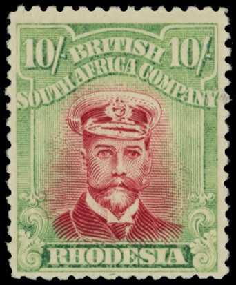 1922-3 10/- Head Die IIIB, perf 14. Part...