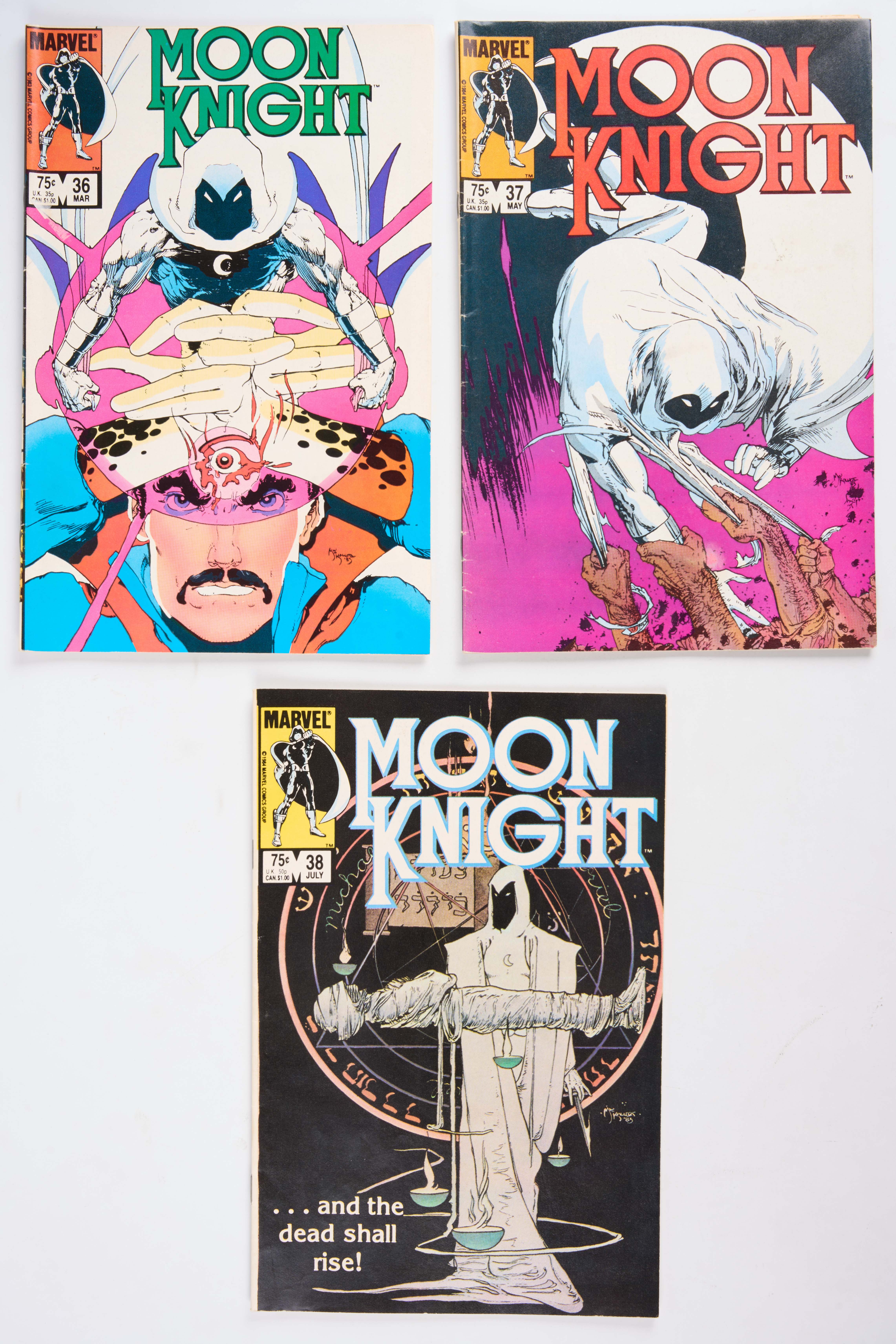 Marc Spector Moon Knight (Marvel Comics, 1980-94) Bundle of 102