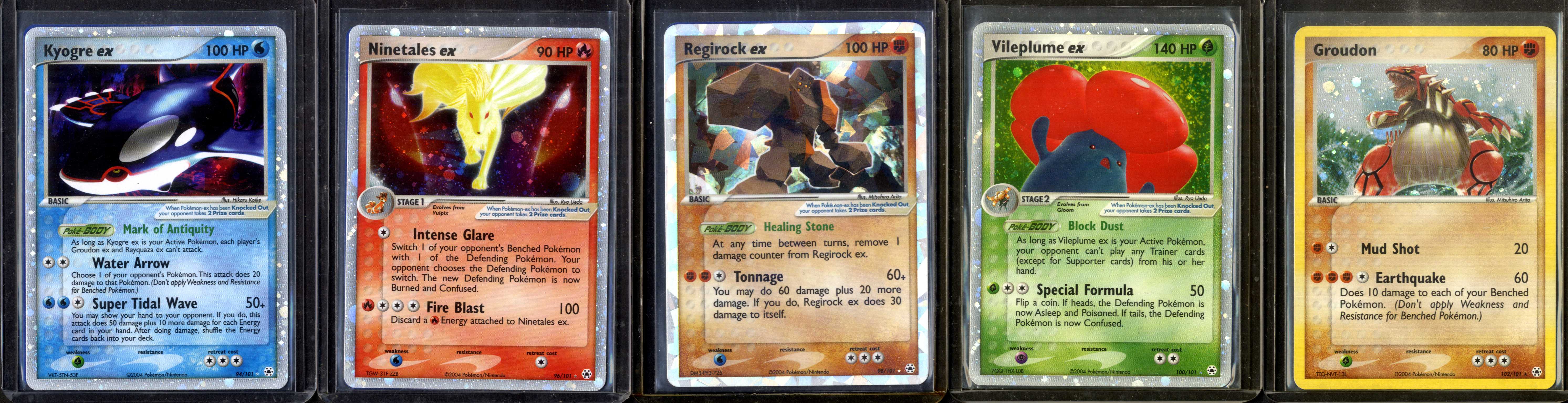 Pokémon TCG - EX Hidden Legends Master Set #194 Cards - All EX and Secrets