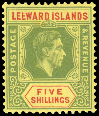 Leeward Islands SG 112a mint