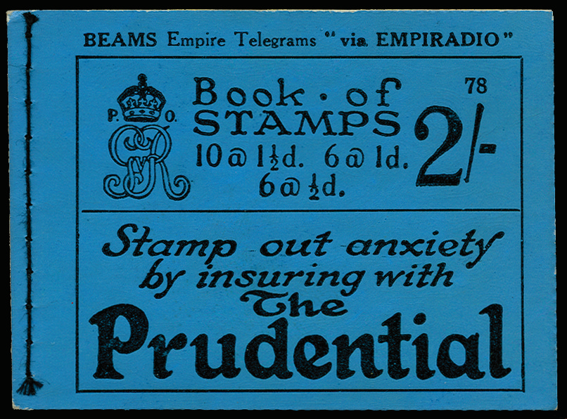 SGBB12 1924 2s Booklet (Ed. No.78)