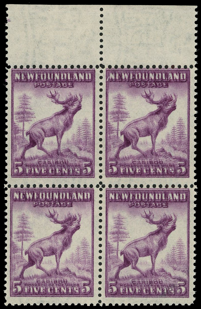 Newfoundland SG 280ac block mint