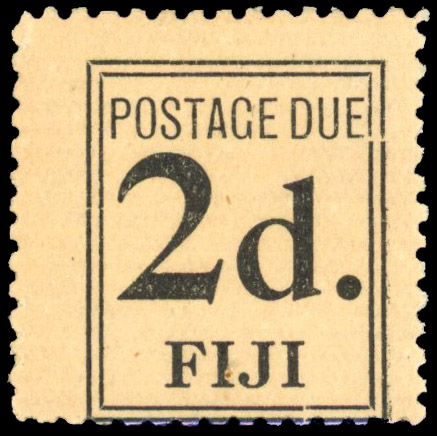 Fiji 1917 postage due 2d black unused