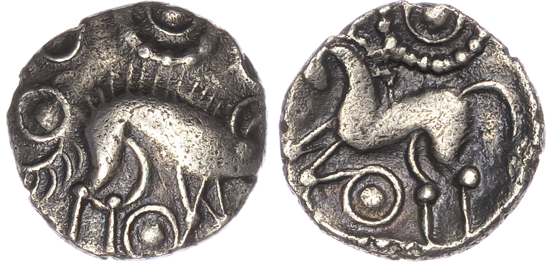 Corieltauvi, Uninscribed (c. 45-10 BC) AR Unit, ‘South Ferriby’ type, 0.97g.