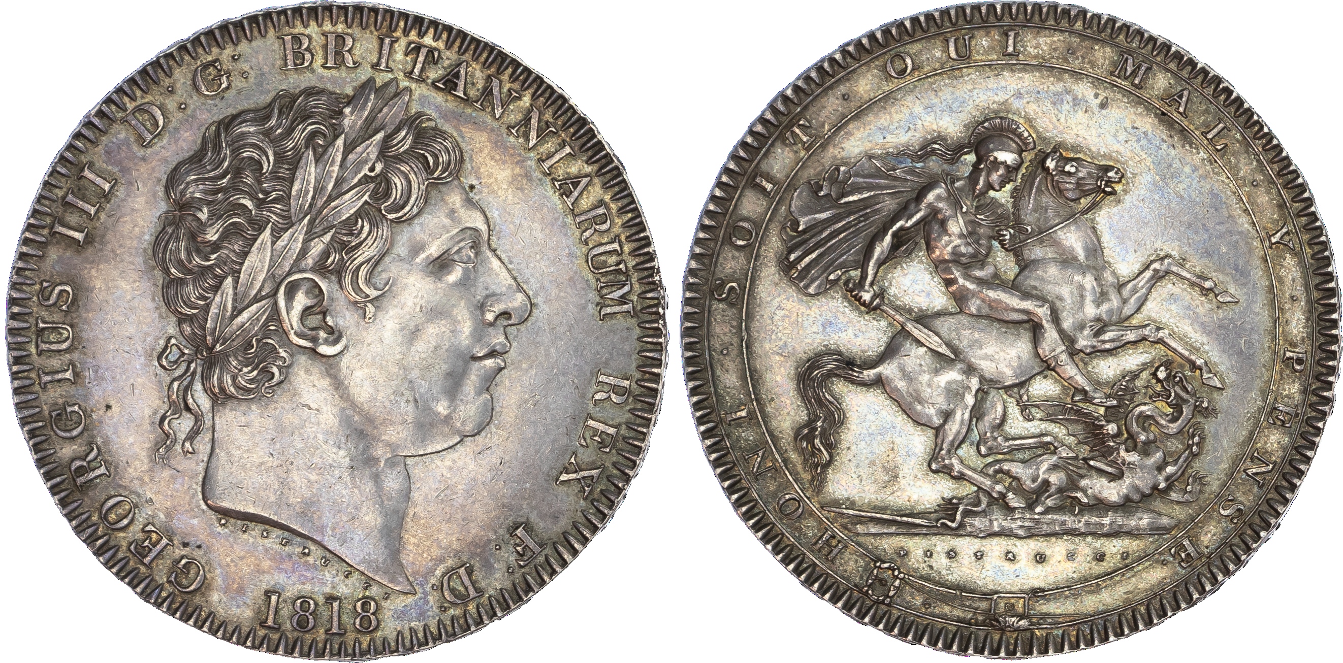 George III (1760‑1820), Crown, 1818 LIX