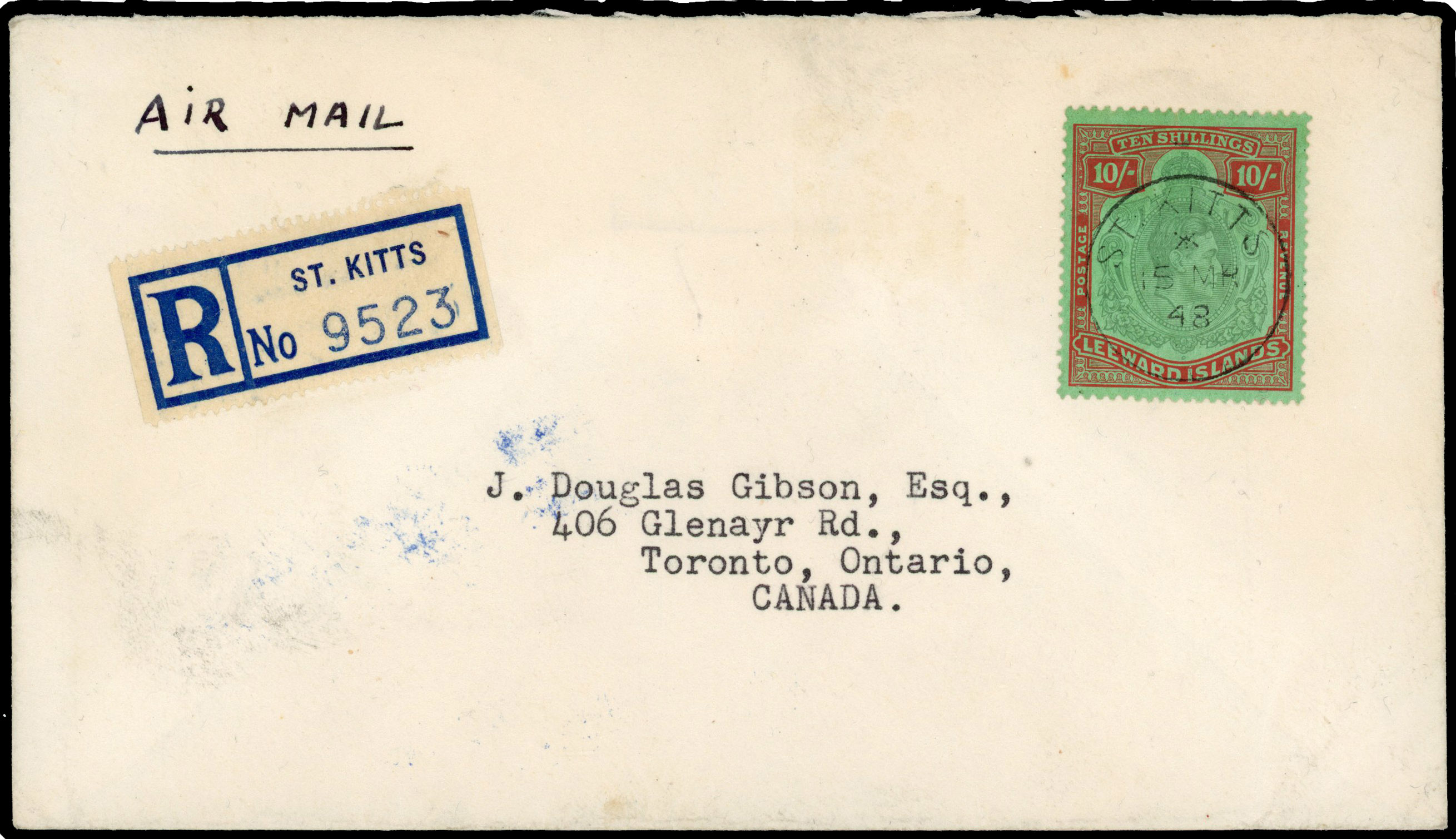 Leeward Islands SG 113ae cover