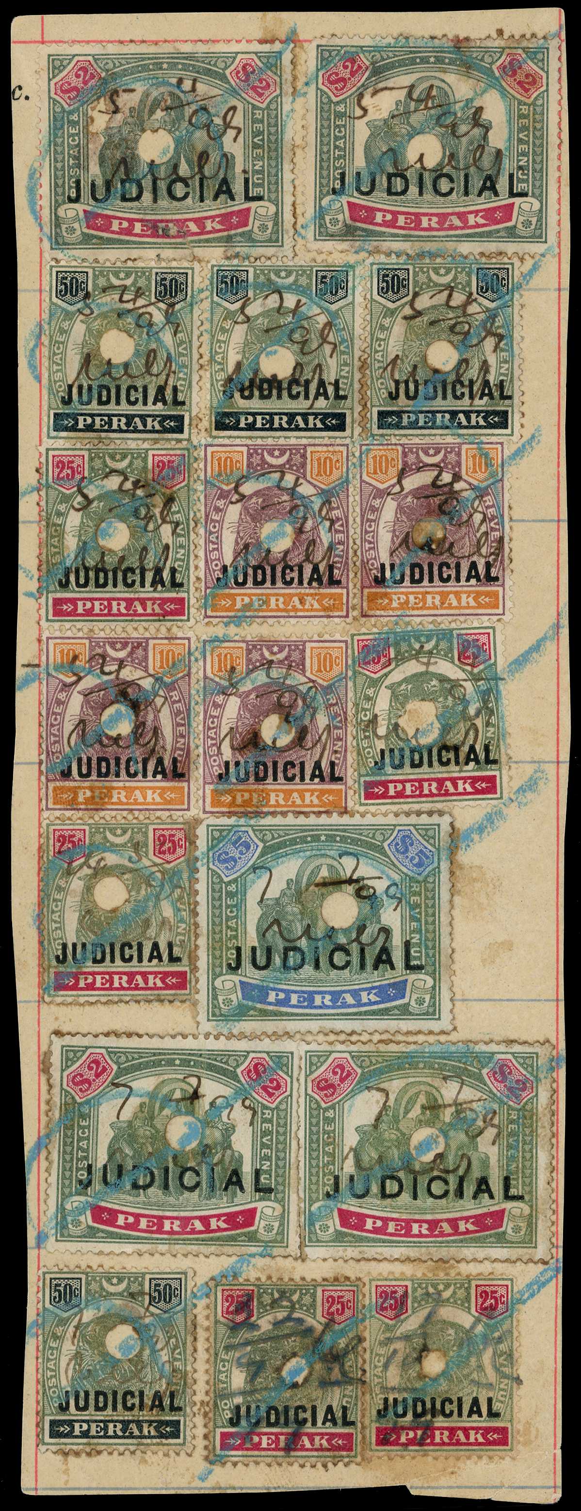 c.1900 large document piece bearing 18...