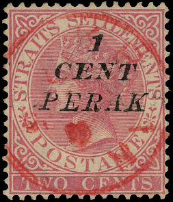 Malaya Perak SG 28 used