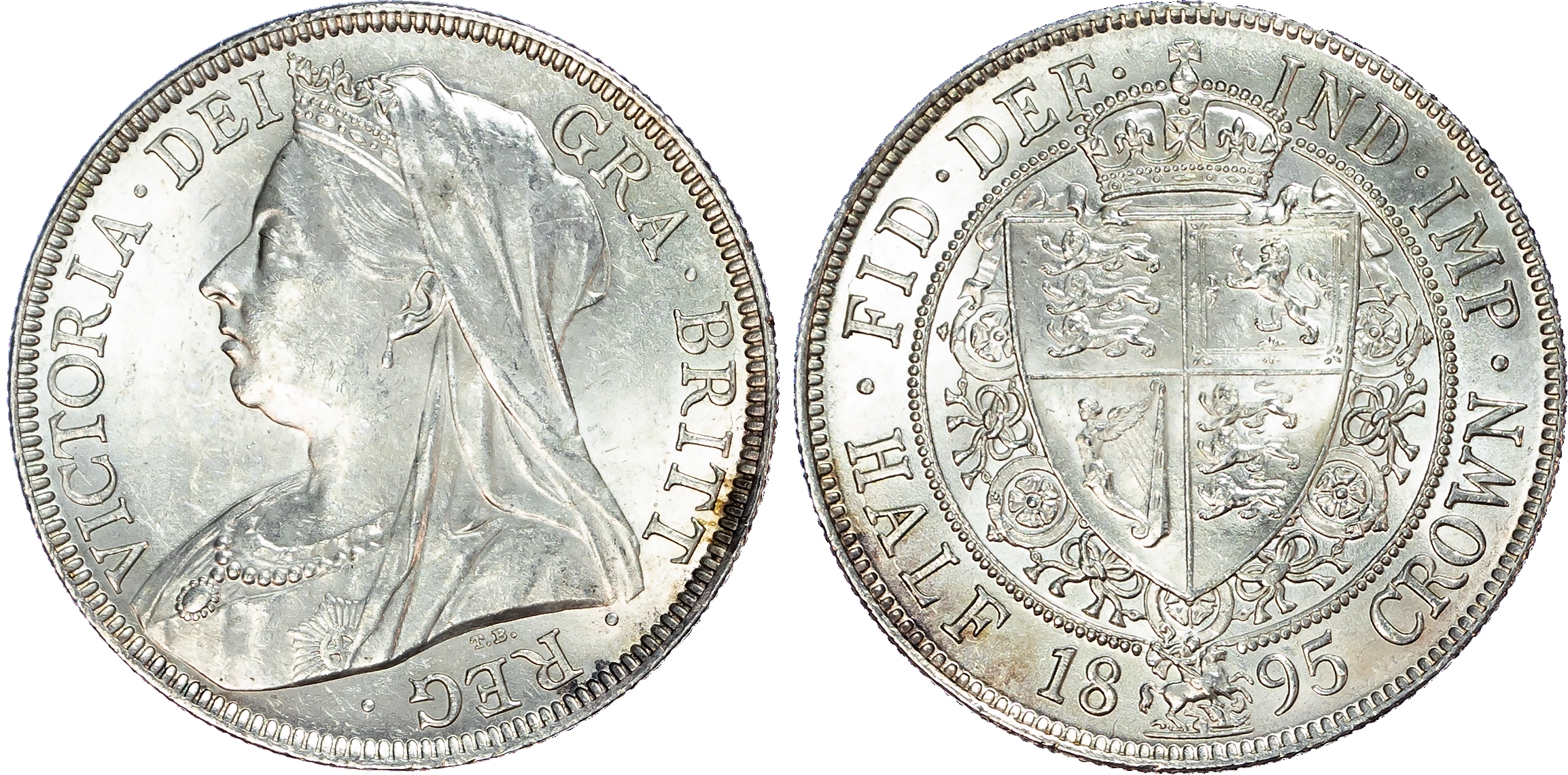 Victoria (1837-1901), Halfcrown, 1895