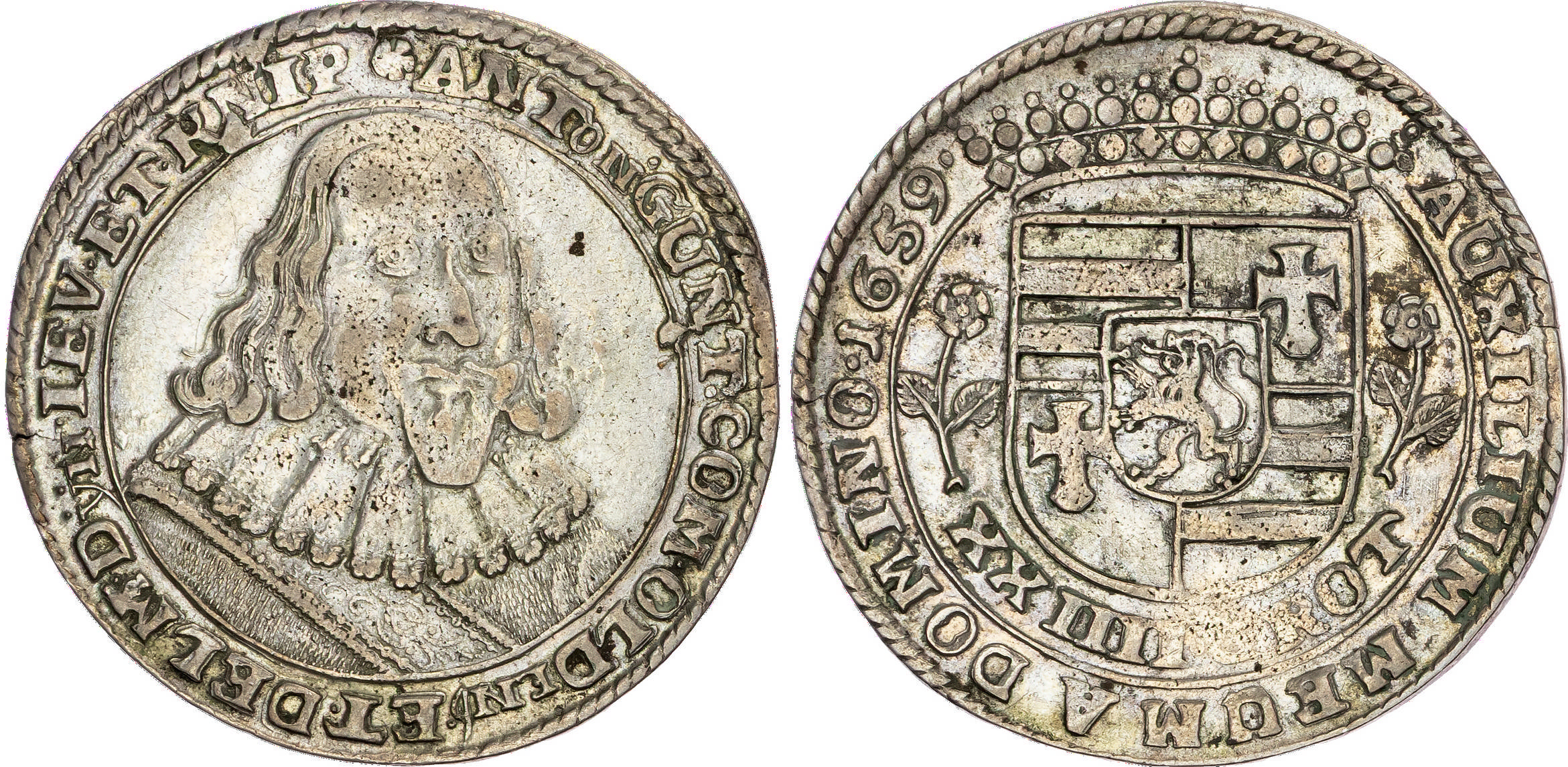 Germany, Oldenburg, Anton Günther (1603-1667), silver Mark