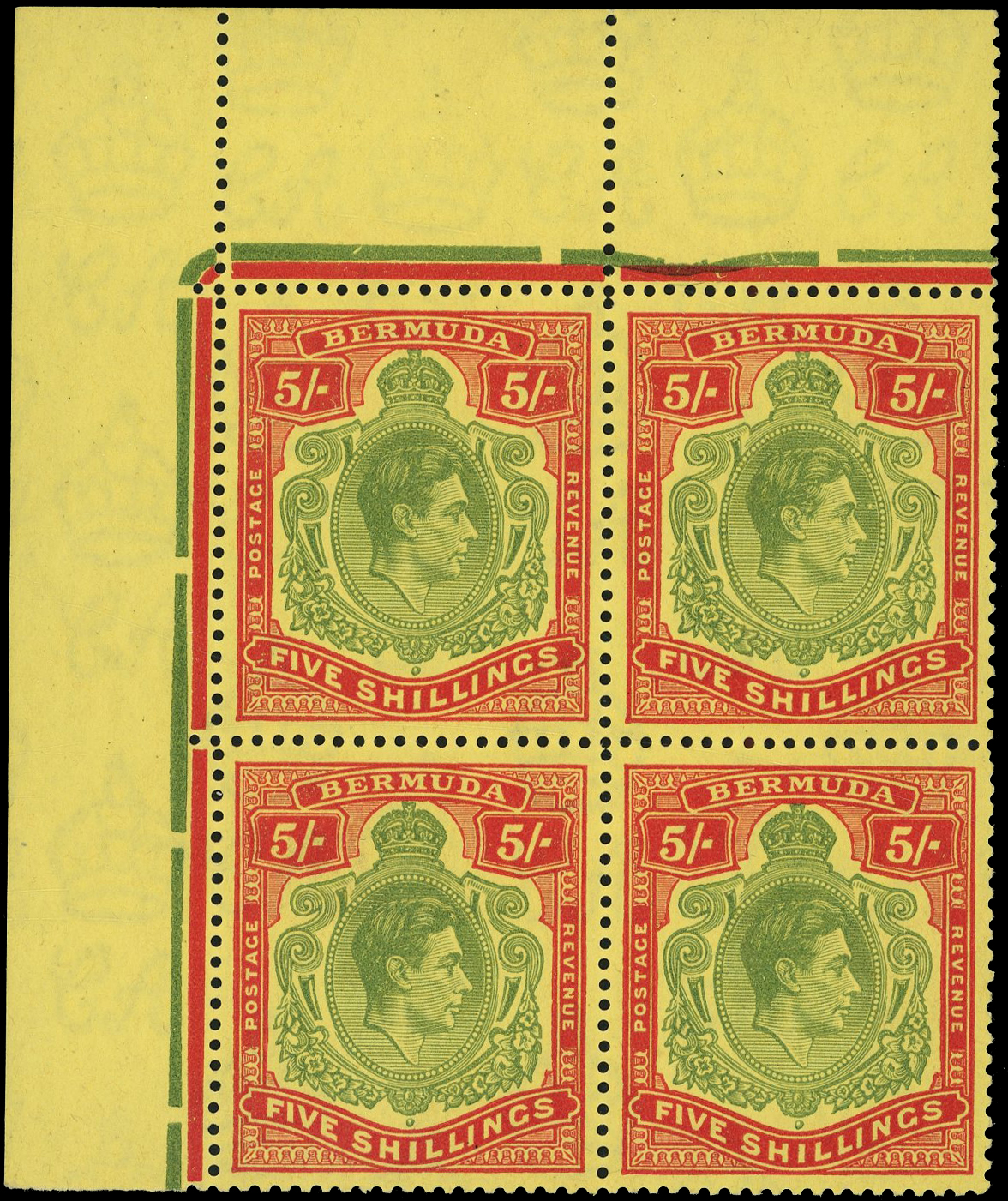 Bermuda SG 118f block mint