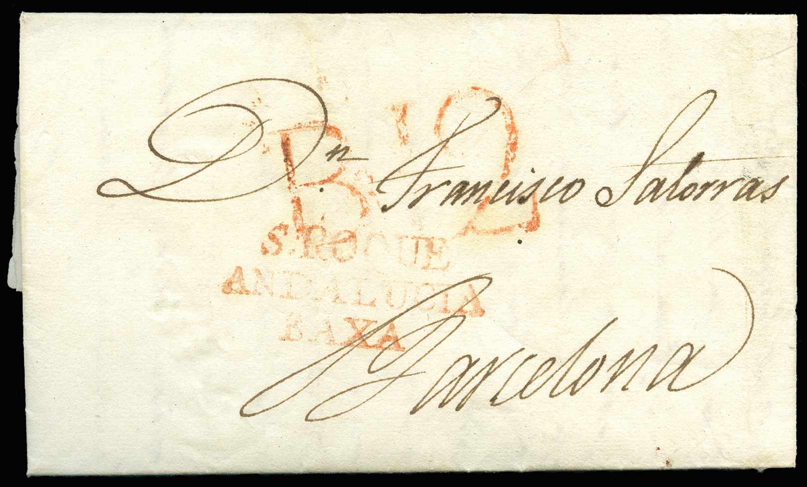 1820 (27 July) entire letter (in Spanish) from...