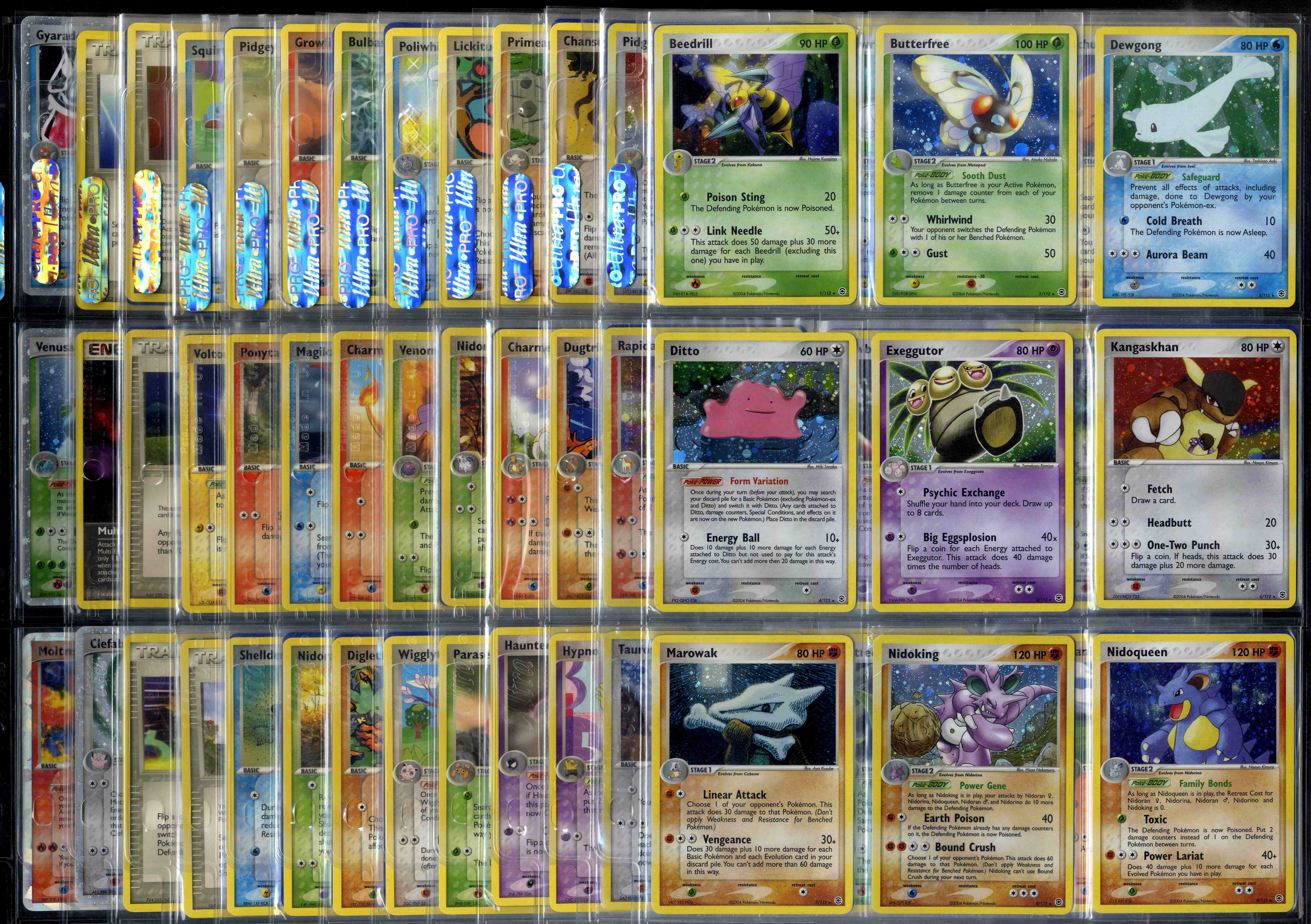 EX Fire Red & Leaf Green Complete Set - All EX's & Secrets.