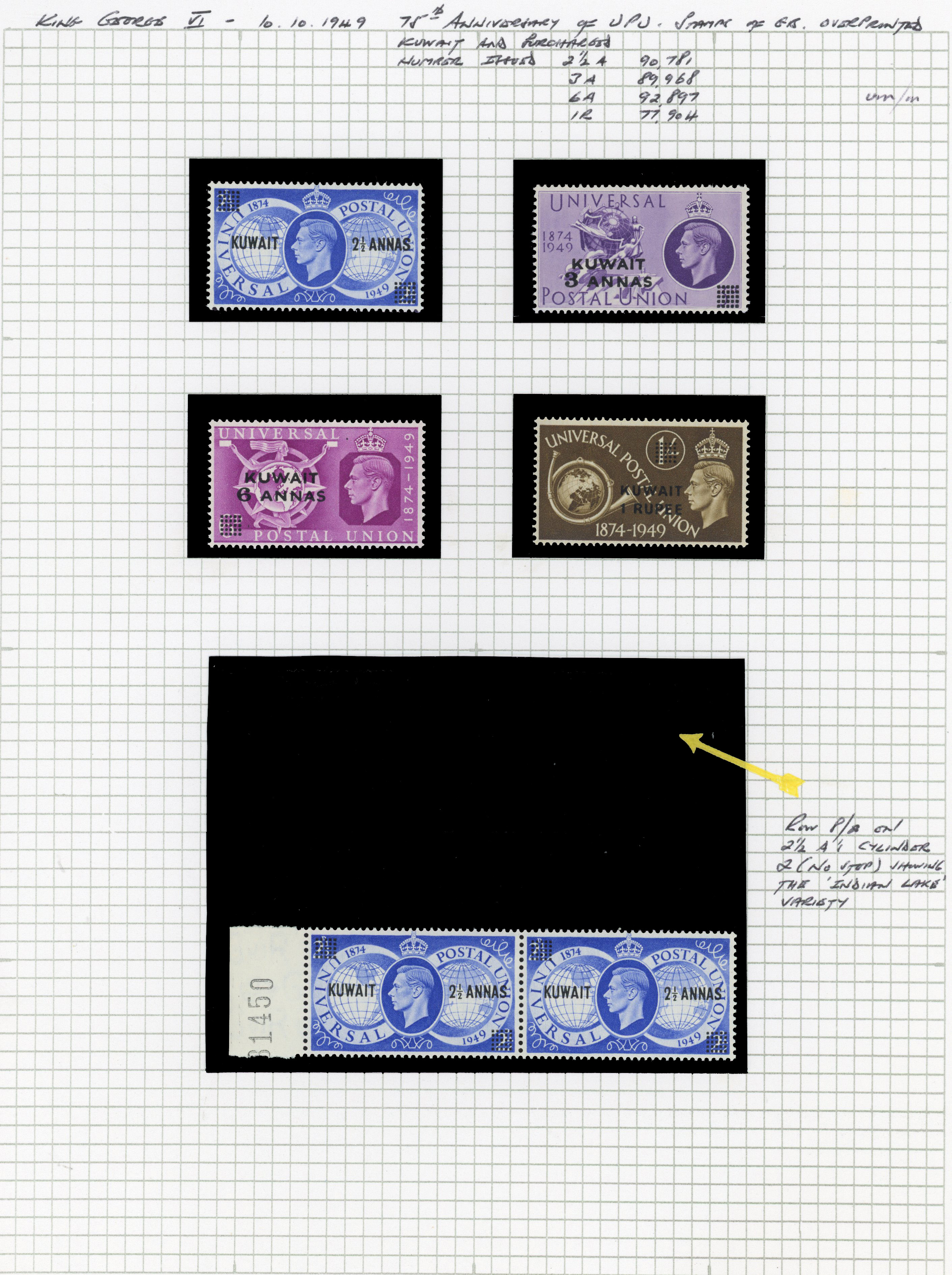 Kuwait KG VI group mint