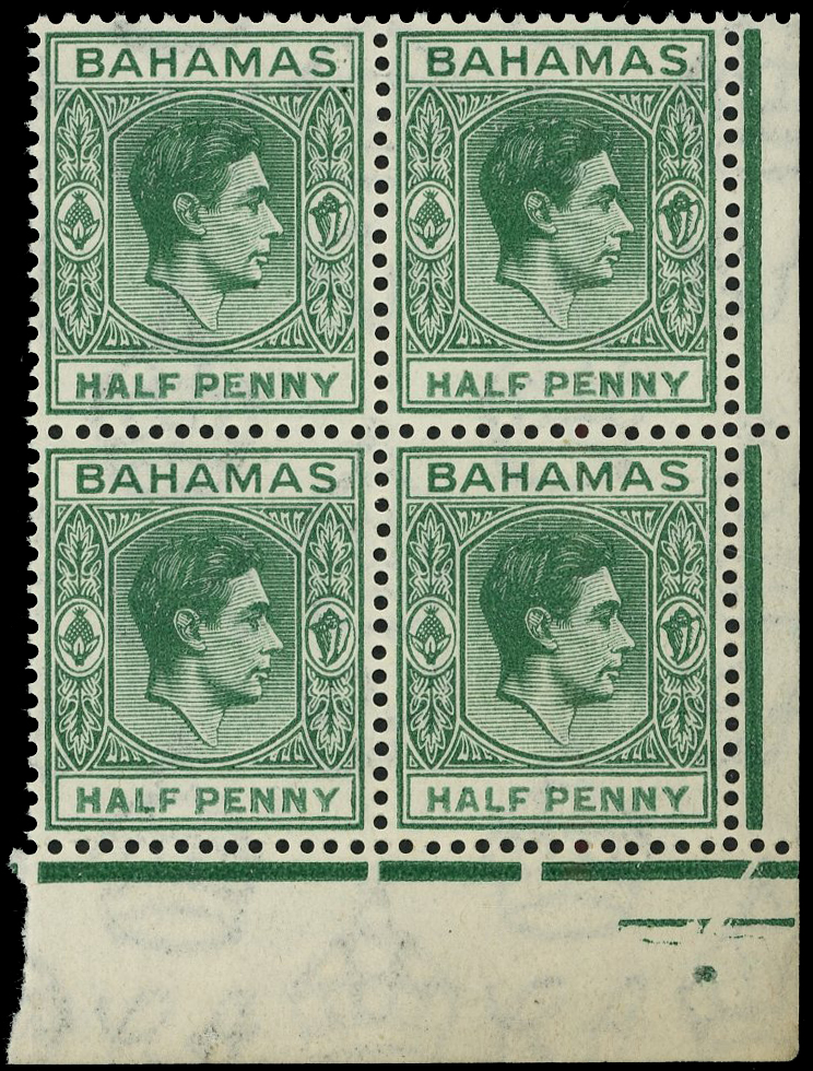 Bahamas SG 149da block mint