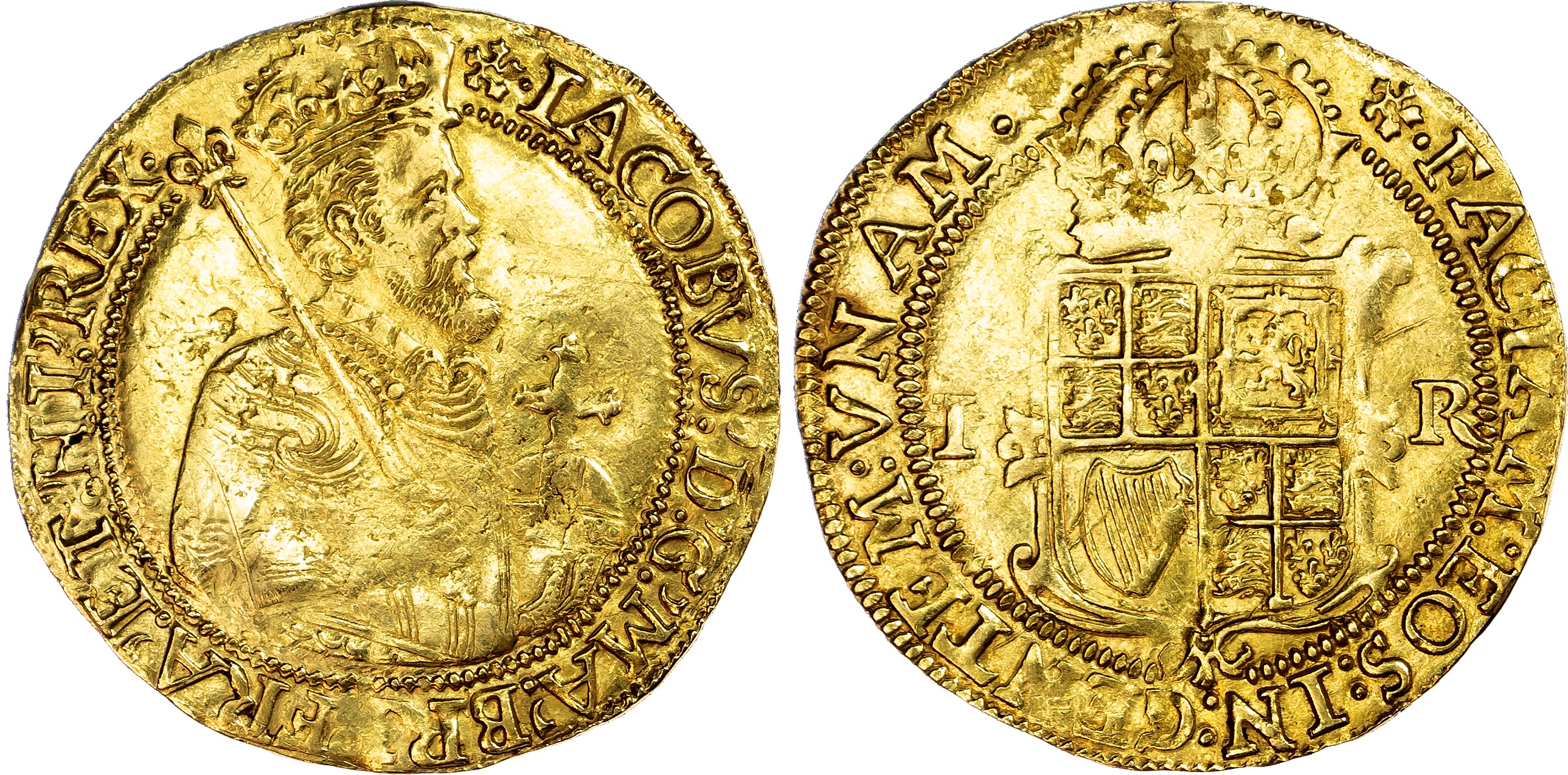 James I (1603-25), Unite, second coinage (1604-1619).