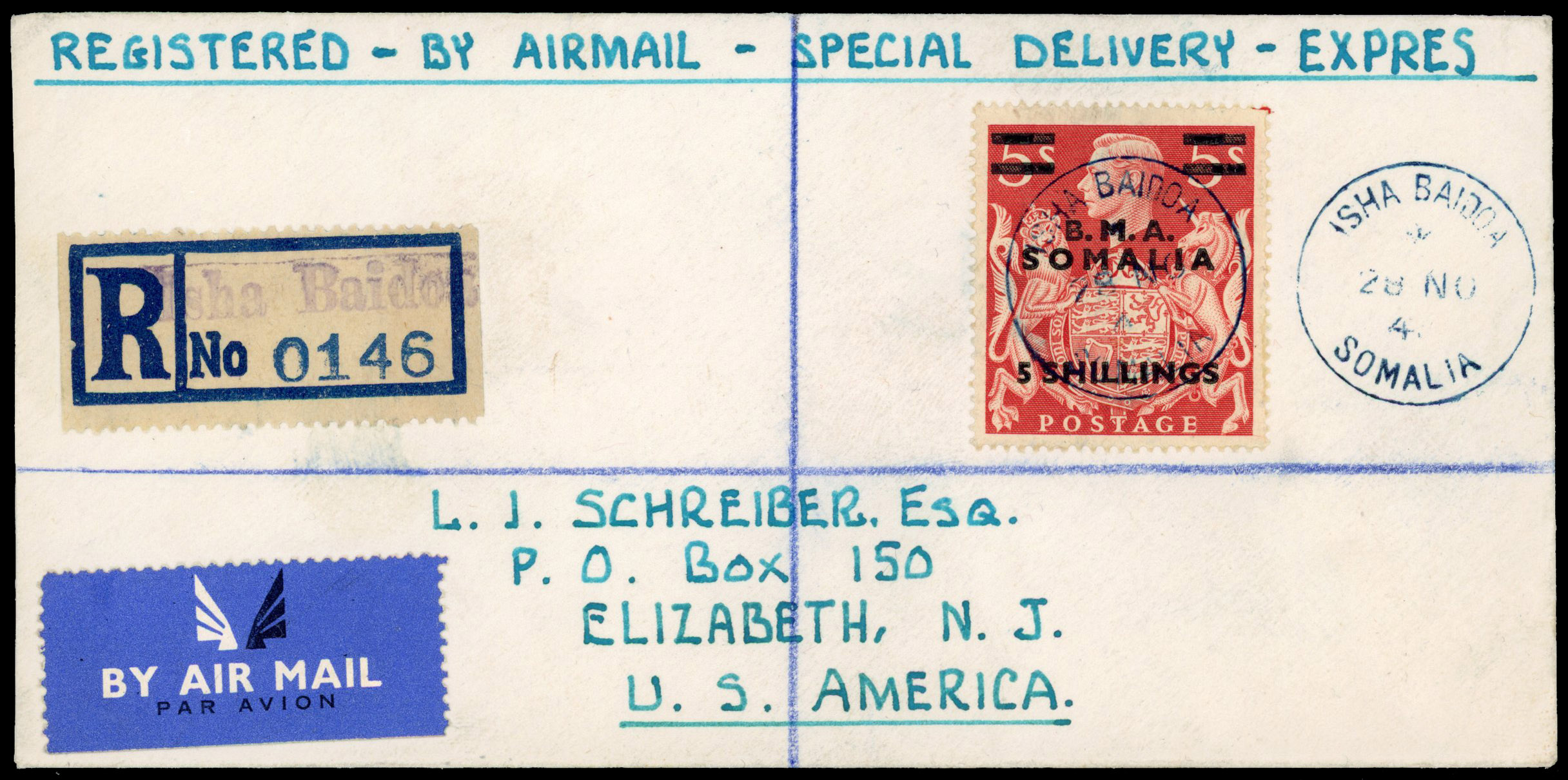 BOIC Somalia SG S10-20 Isha Baidoa covers