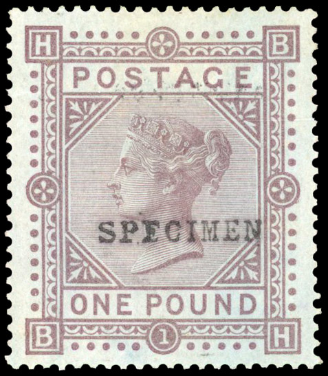 Great Britain SG 132var optd SPECIMEN 