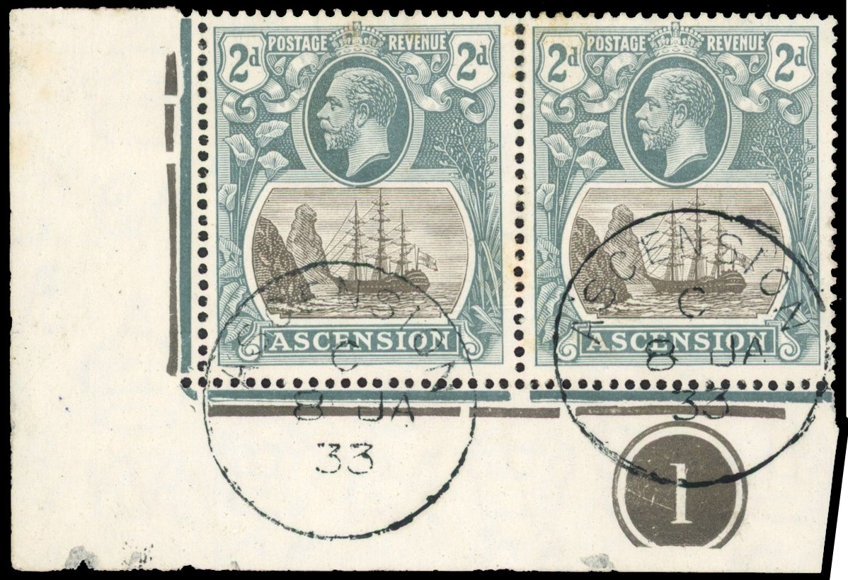 Ascension SG 13c Plate pair used