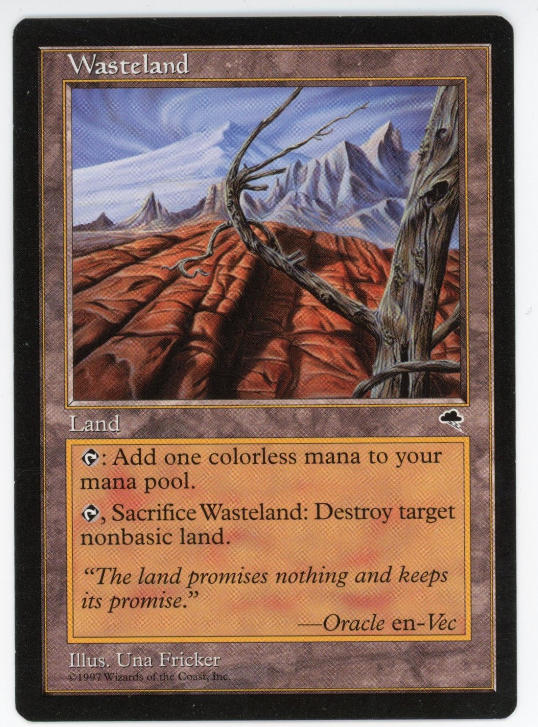 Magic The: Gathering  - Wasteland   - Tempest  - 10