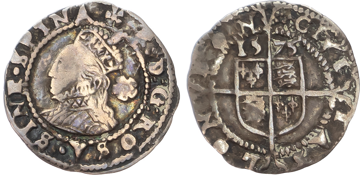 Elizabeth I (1558-1603), AR Threehalfpence, 1575.