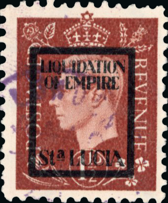 German Propaganda Forgeries; St Lucia set 'used'