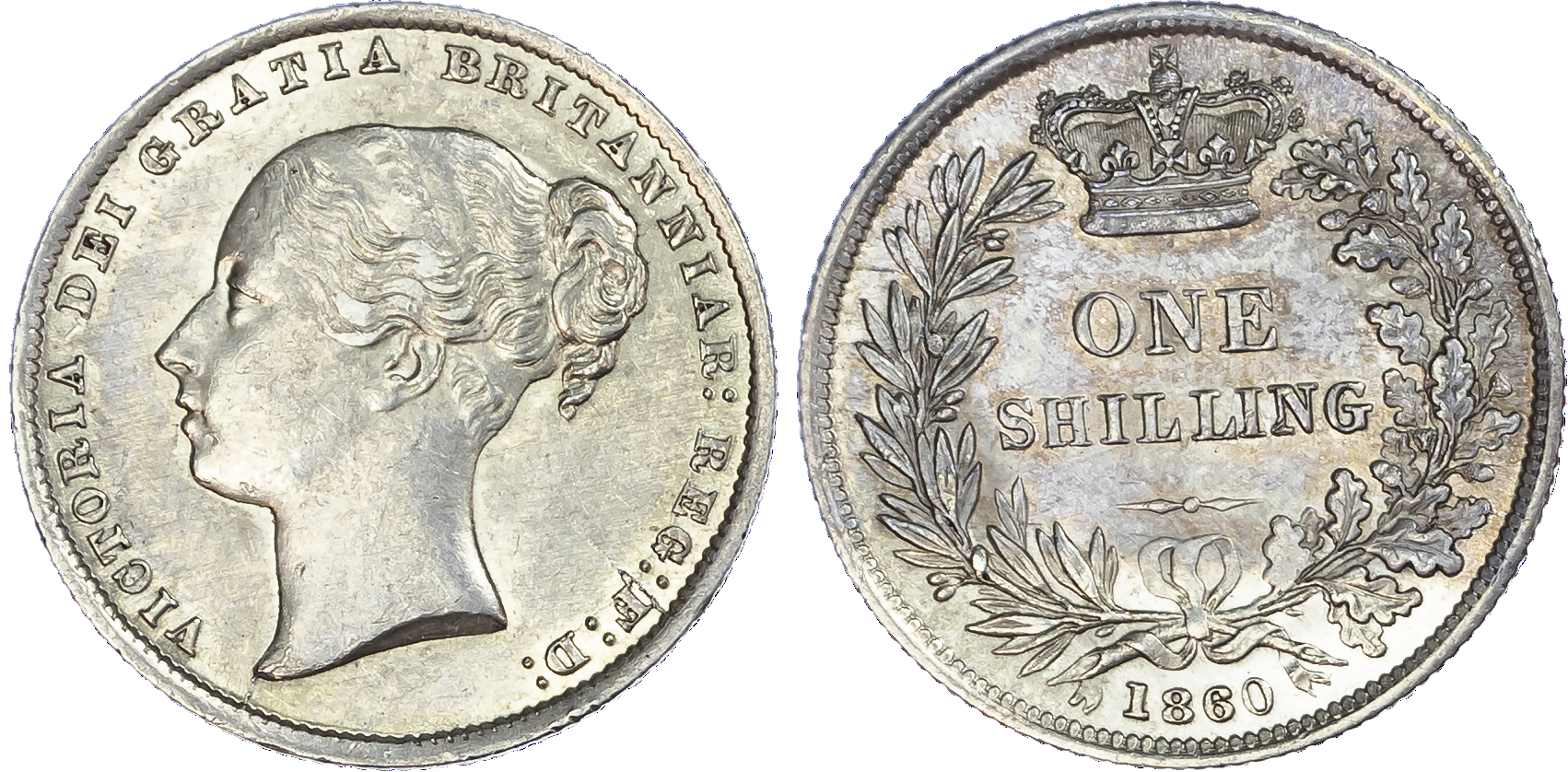 Victoria (1837-1901), Shilling, 1860