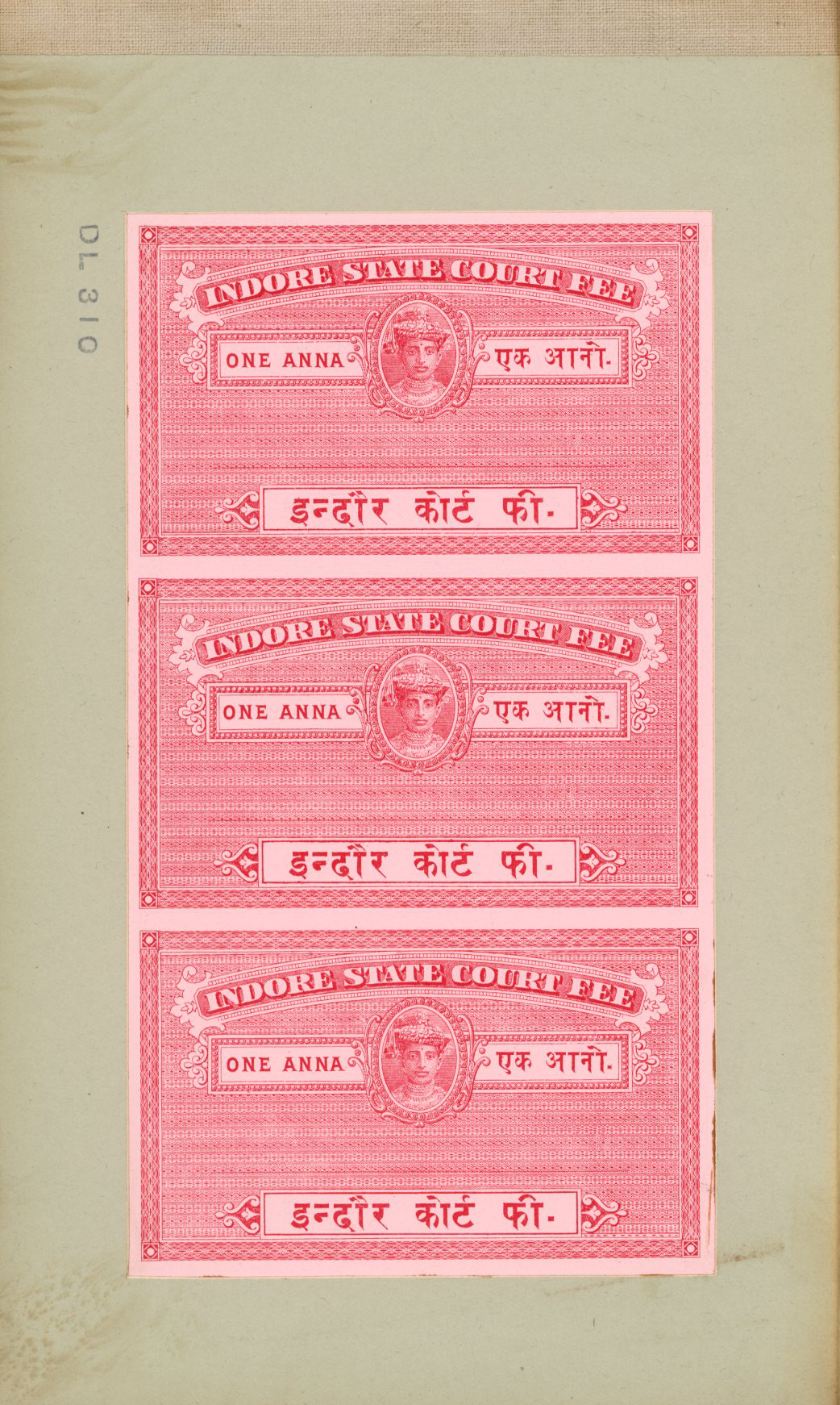 Revenues; Indore. Three items ex printer's...