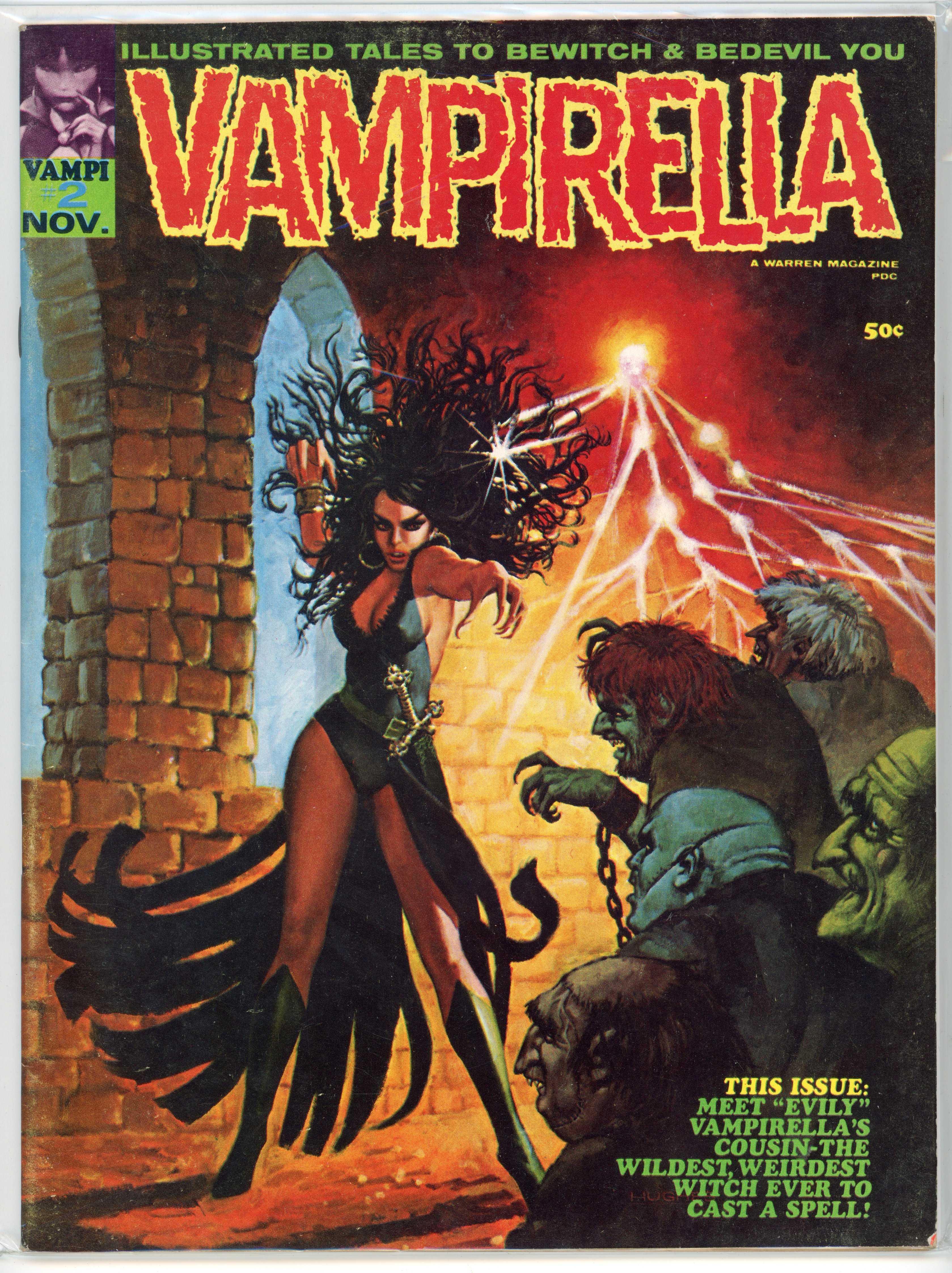 Vampirella #2 (Warren, 1969) First appearance of Draculina