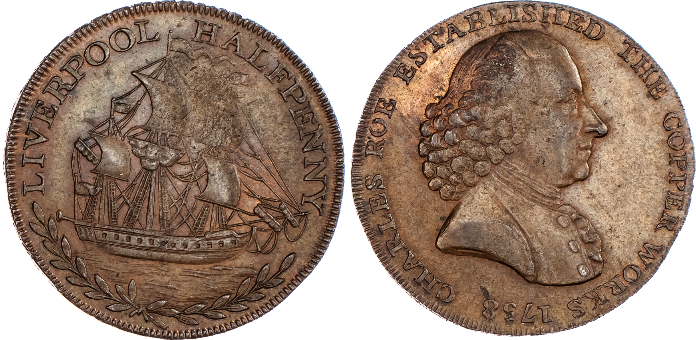 Liverpool, Thomas Clarke Mule Halfpenny,...