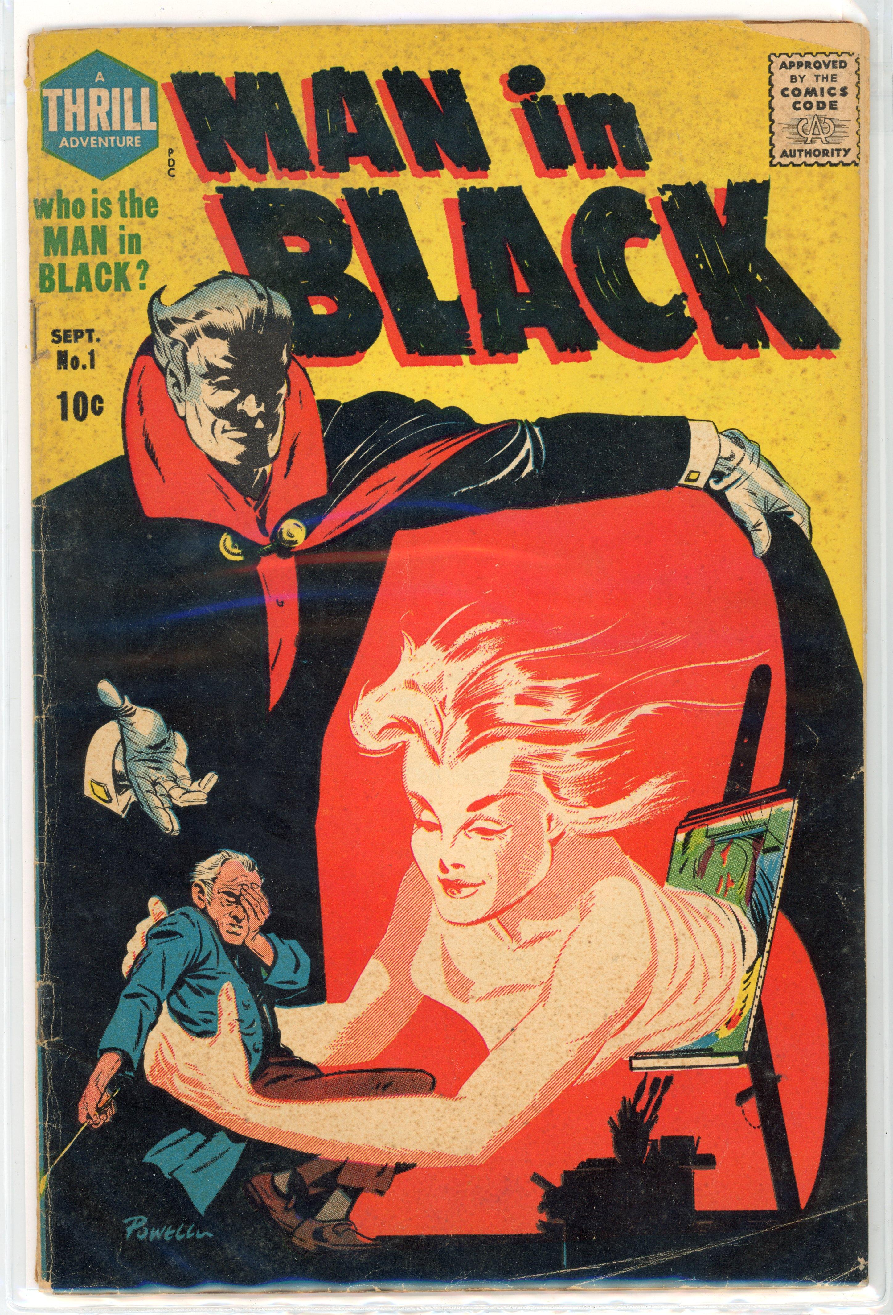 †Man in Black #1, #2 and #3 (Harvey, 1957-58)